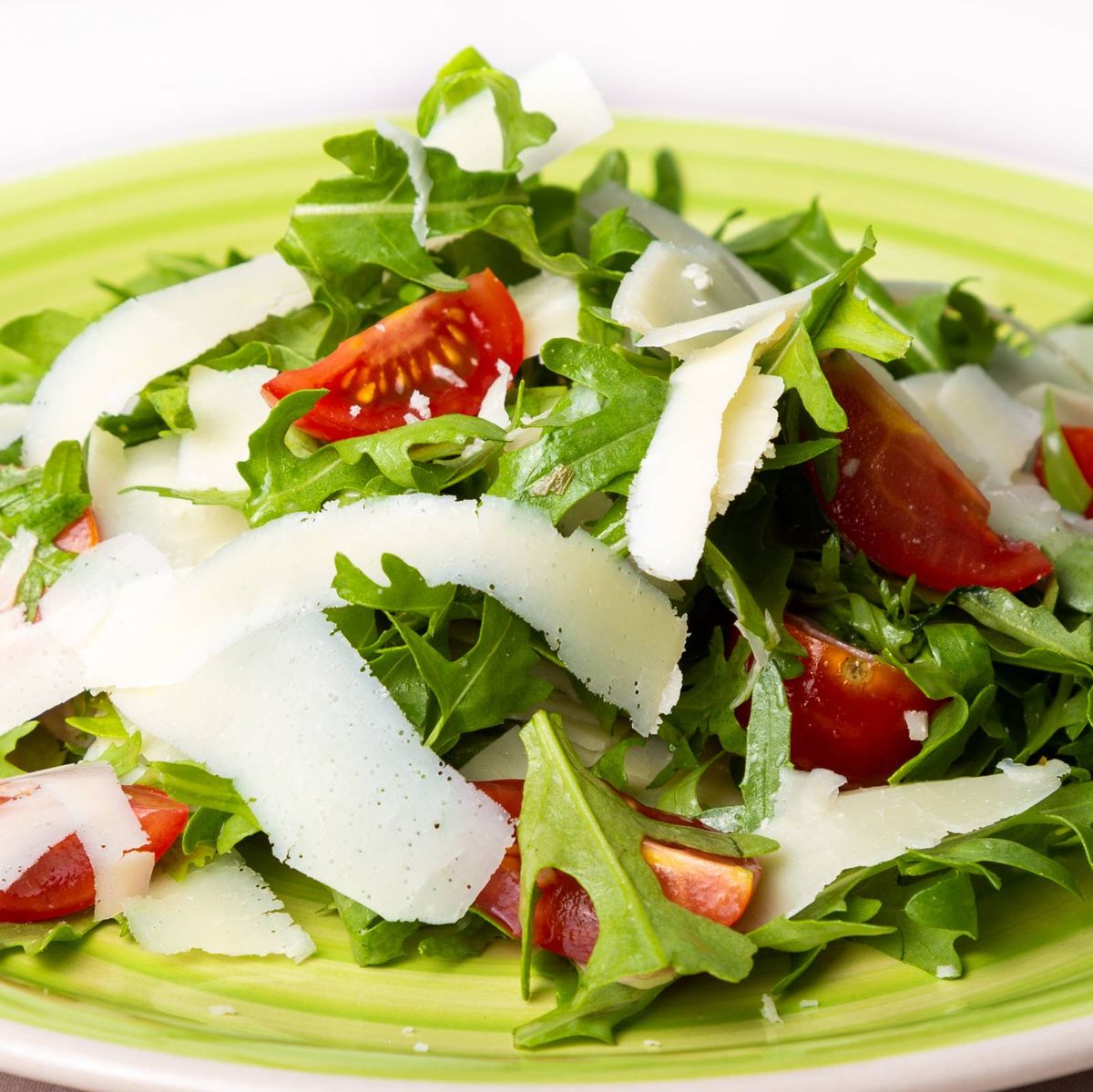 Rucola, cherry si Parmezan